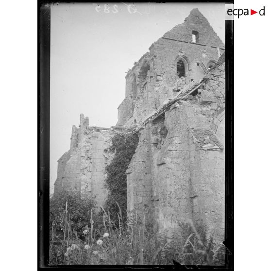 Paissy. Aisne. Extérieur de l'église. [légende d'origine]