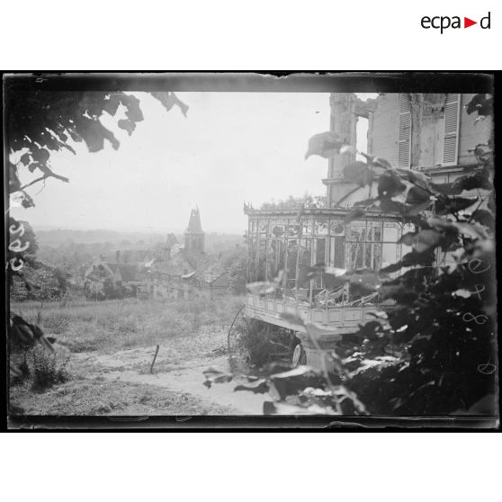 [Craonnelle. Aisne. Vue prise du château.]