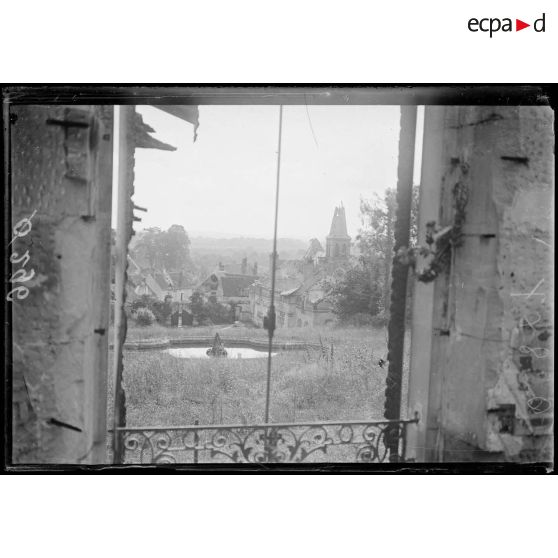 Craonnelle. Aisne. Vue prise du château. [légende d'origine]