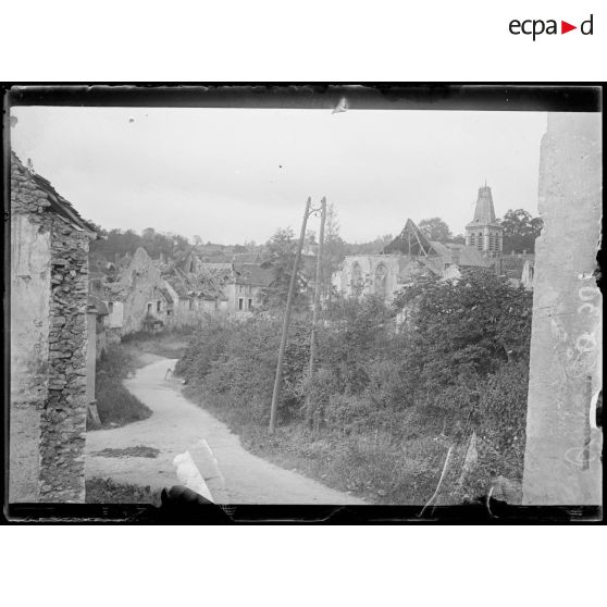 Craonnelle. Aisne. Le village. [légende d'origine]