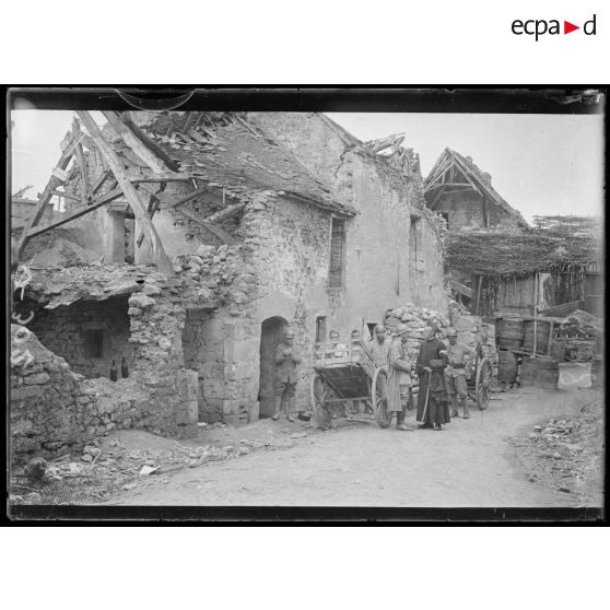 Craonnelle. Aisne. Cantonnement. [légende d'origine]