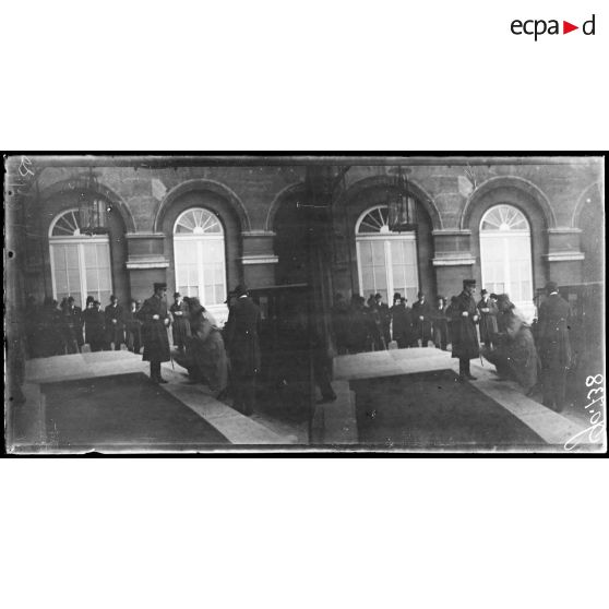 Paris, arrivée du général Hiesco. [légende d'origine]