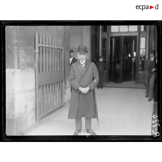 Paris. Hôtel Crillon. M. Hugues, premier ministre australien. [légende d'origine]