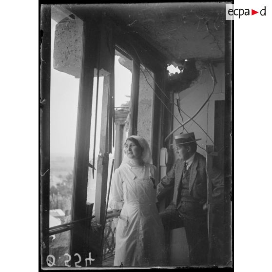 Soissons. Mlle Sellier et Mr Huard. [légende d'origine]