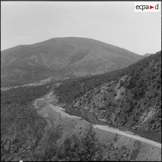 Tracé de la future voie.