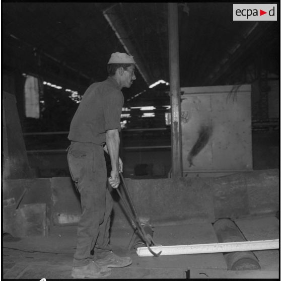 Présentation des barres à un des trains.