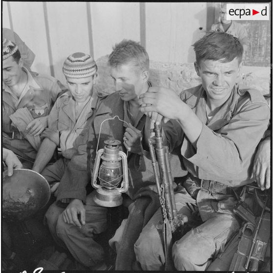 Embarquement des soldats.