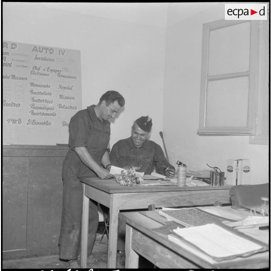 79e compagnie de réparation divisionnaire (CRD) à Oran.