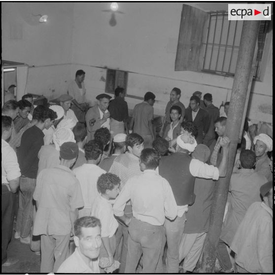 La criée. Les produits de la pêche sont vendus chaque soir aux particuliers.