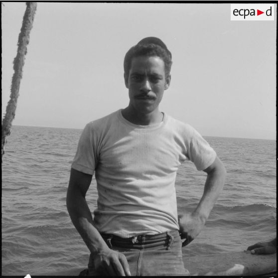 Portrait d'un pêcheur.