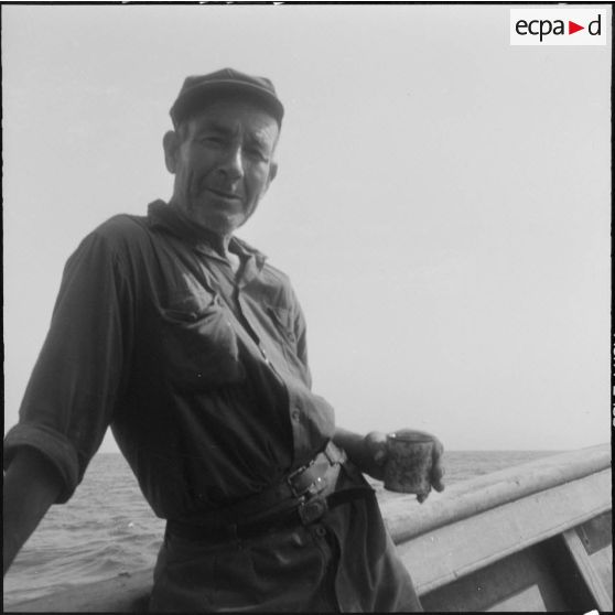 Portrait d'un pêcheur.