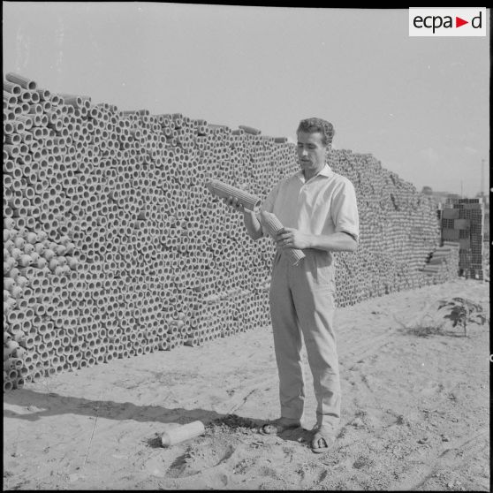 Démonstration de la brique fusée : la pose.