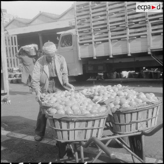 Les halles centrales d'Alger.