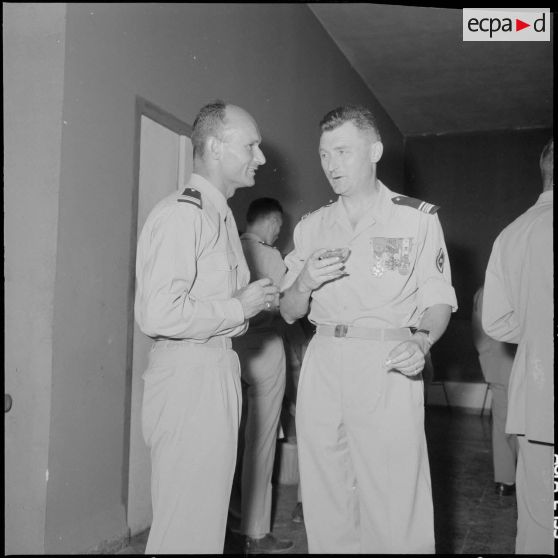 Le champagne traditionnel à la fin de la cérémonie.