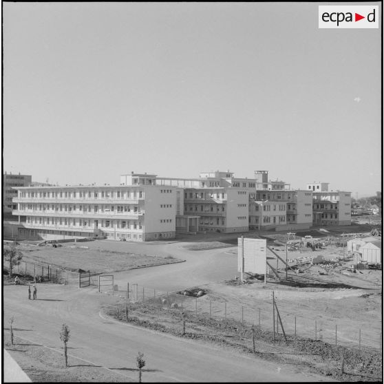 Medea. Vue aérienne du centre hospitalier.