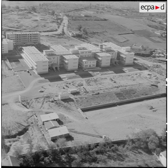 Medea. Vue aérienne du centre hospitalier.