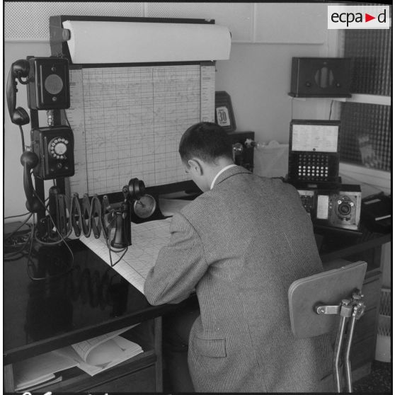 Alger. SNCFA. Poste de régulation n°2 pour l'est algérois.