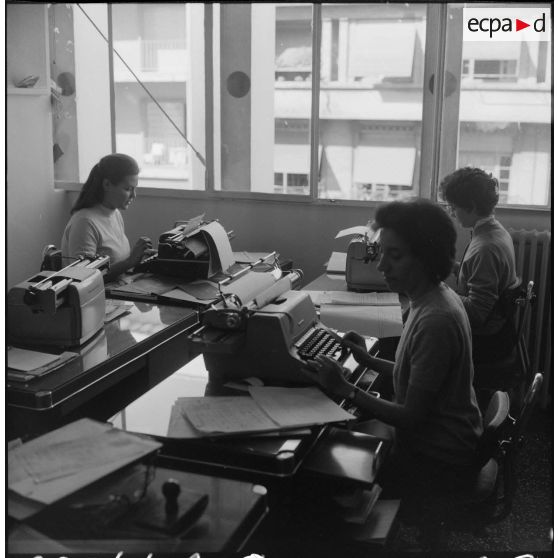 Alger. SNCFA. Secrétariat.