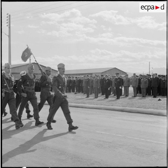 La Reghaïa. Cérémonie du 11 Novembre 1961. Défilé.