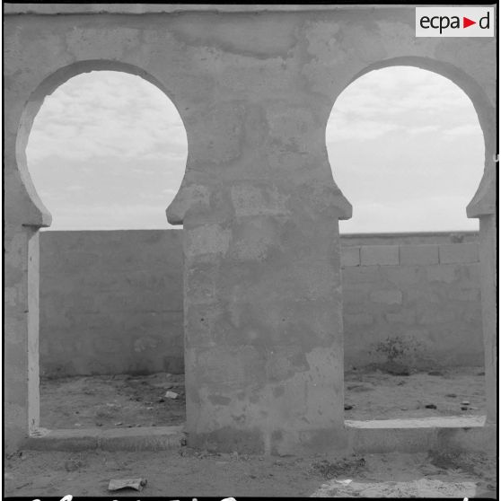 Sidi Salem. Chantier d'un logement.