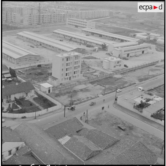 Vue aérienne de Bône.