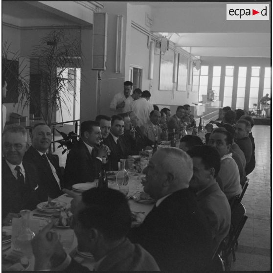 Maison Carrée. Saint Eloi. Banquet à l'Etablissement régional du matériel (ERM).