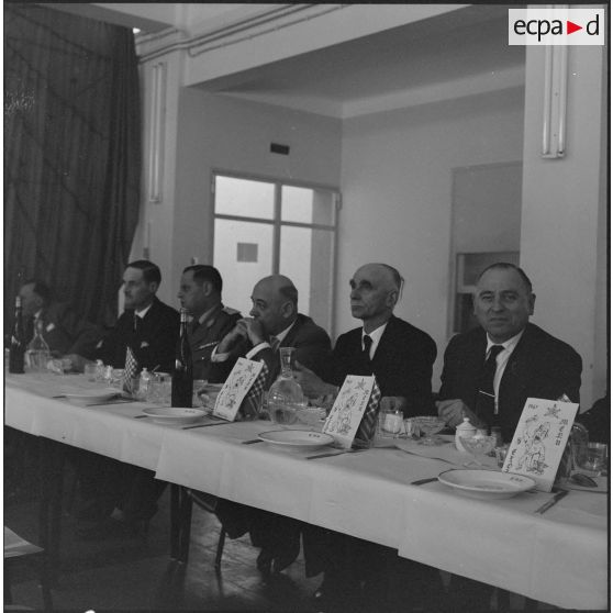 Maison Carrée. Saint Eloi. Banquet à l'Etablissement régional du matériel (ERM).