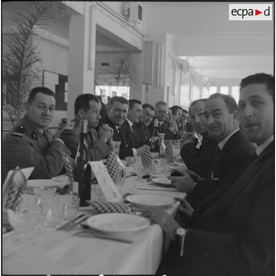Maison Carrée. Saint Eloi. Banquet à l'Etablissement régional du matériel (ERM).