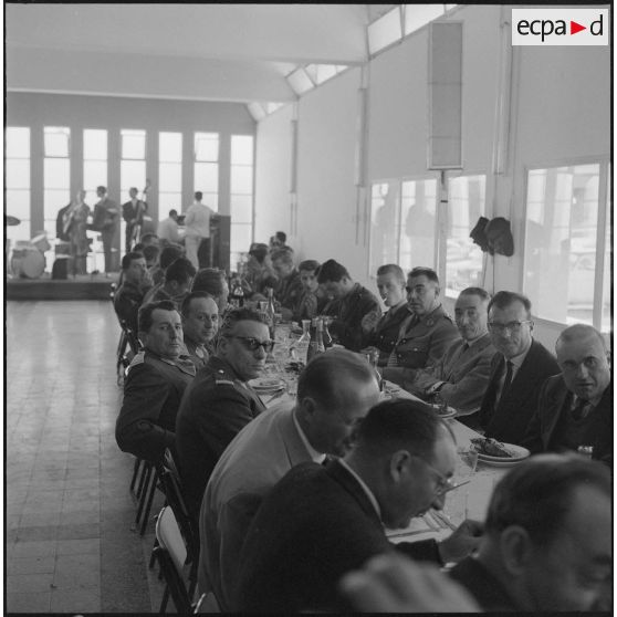 Maison Carrée. Saint Eloi. Banquet à l'Etablissement régional du matériel (ERM).