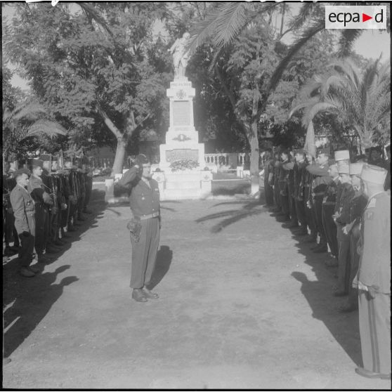 Algérie. Fête de Saint-Eloi au 10e régiment d'artillerie de marine (RAMa).