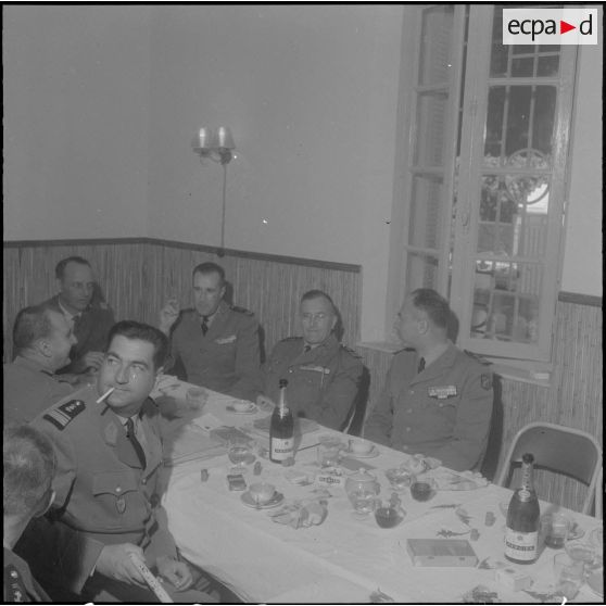 Algérie. Fête de Saint-Eloi au 10e régiment d'artillerie de marine (RAMa).