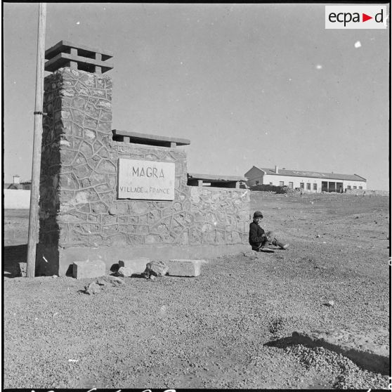 Chantiers de la Défense et Restauration des sols (DRS). Magra village de France.