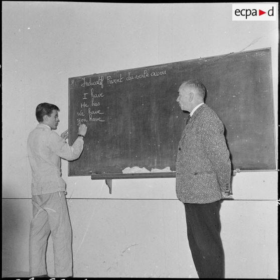 Ben-Aknoun. Ecole hôtelière. La leçon d'anglais.