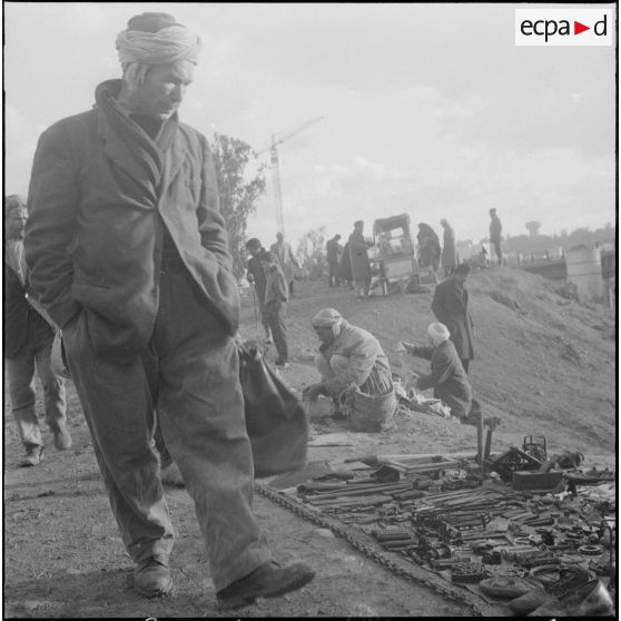 Marengo. Le marché en plein air.