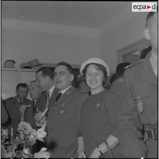 Section administrative spécialisée (SAS) d'Arba. Réception après la cérémonie de remise de décoration.