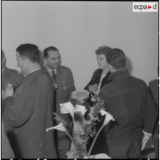 Section administrative spécialisée (SAS) d'Arba. Réception après la cérémonie de remise de décoration.