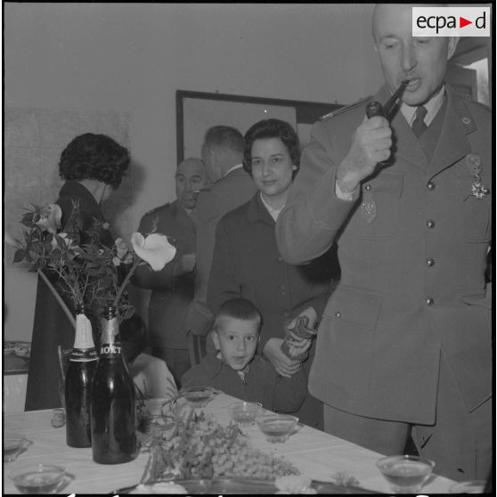 Section administrative spécialisée (SAS) d'Arba. Réception après la cérémonie de remise de décoration.