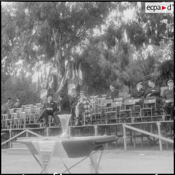 Constantine. Finale interarmées de rugby. Présences officielles.