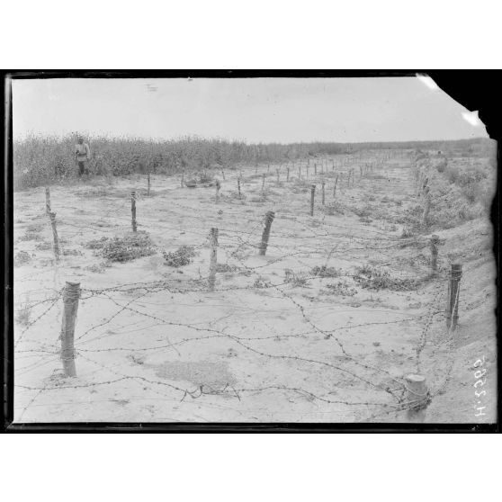 Bas Vardar. Secteur serbe, réseaux et abris entre A3 et A4. [légende d'origine]
