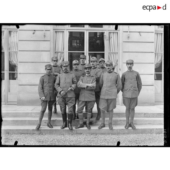 Versailles. Missions militaires interalliées. La mission italienne. [légende d'origine]