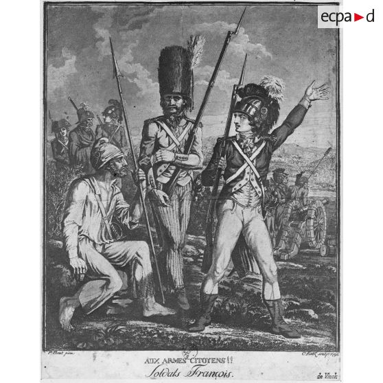 Paris, Bibliothèque Nationale, la Marseillaise, gravure. [légende d'origine]