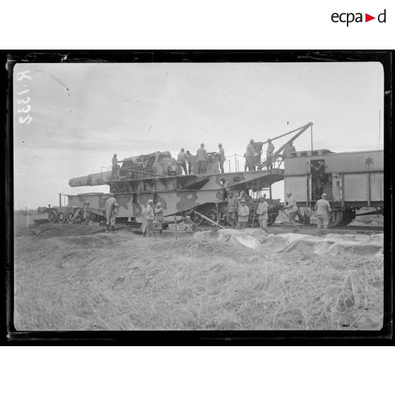 Somme. Une pièce de 400. [légende d'origine]