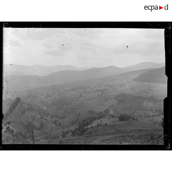 Secteur du Linge, Vosges. Vue vers Sulzern. [légende d'origine]