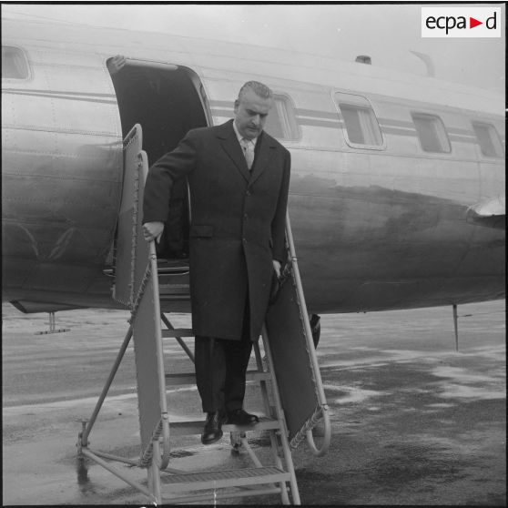 La Reghaïa. Arrivée de Christian Fouchet.