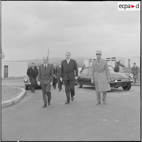 Rocher Noir. Arrivée de Jean Morin et Christian Fouchet.