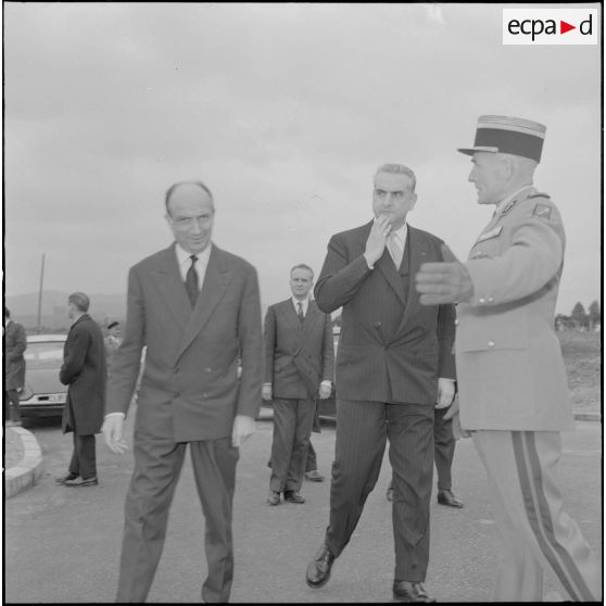 Rocher Noir. Arrivée de Jean Morin et Christian Fouchet.