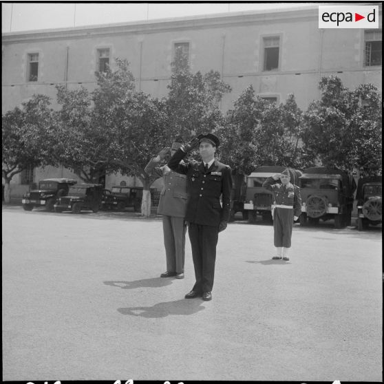 Alger. Caserne d'Orléans. Prise de commandement du général Fourquet.