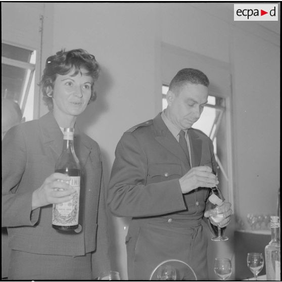 La Reghaïa. Pot à l'école militaire d'infanterie (EMI).