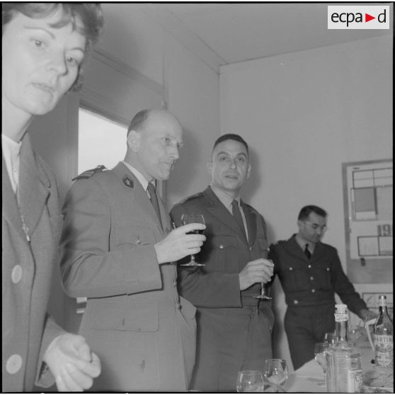 La Reghaïa. Pot à l'école militaire d'infanterie (EMI).