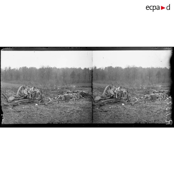 Cote 99. Batterie anglaise détruite. [légende d’origine]